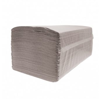 Handdoekpapier Z-fold recycled naturel 1-laags