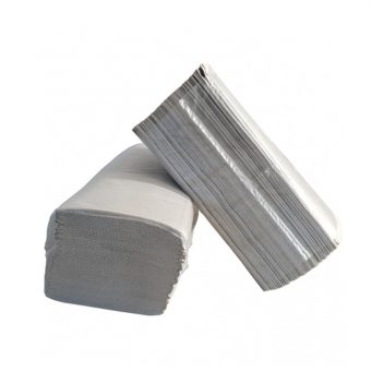 Handdoekpapier Z-fold recycled naturel 1-laags