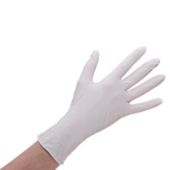 Nitriel handschoenen poedervrij, wit