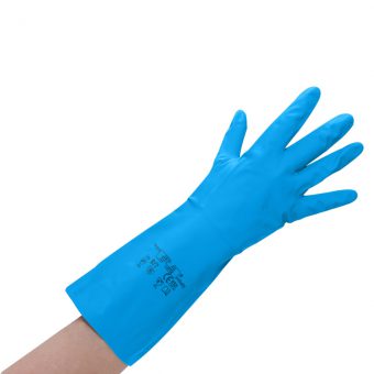 Nitriel huishoud-/ industriehandschoen, blauw